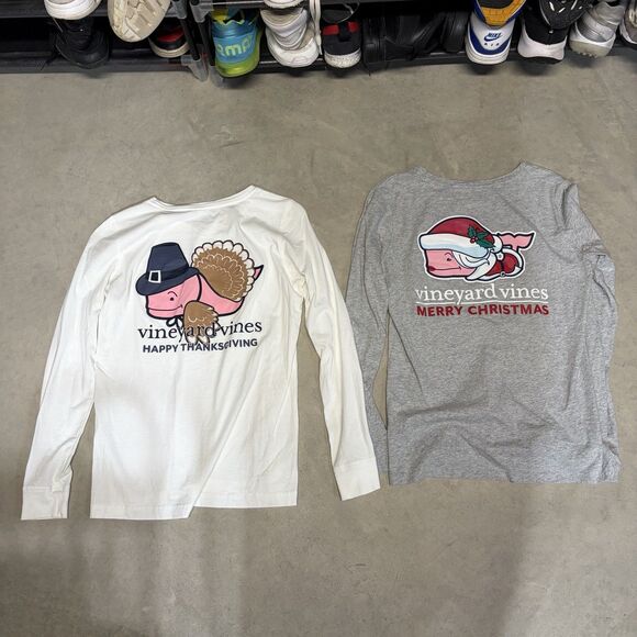 Lot Of 6 Vineyard Vines Women’s Size XS Long Sleeve Tee T Shirts - Picture 7 of 8